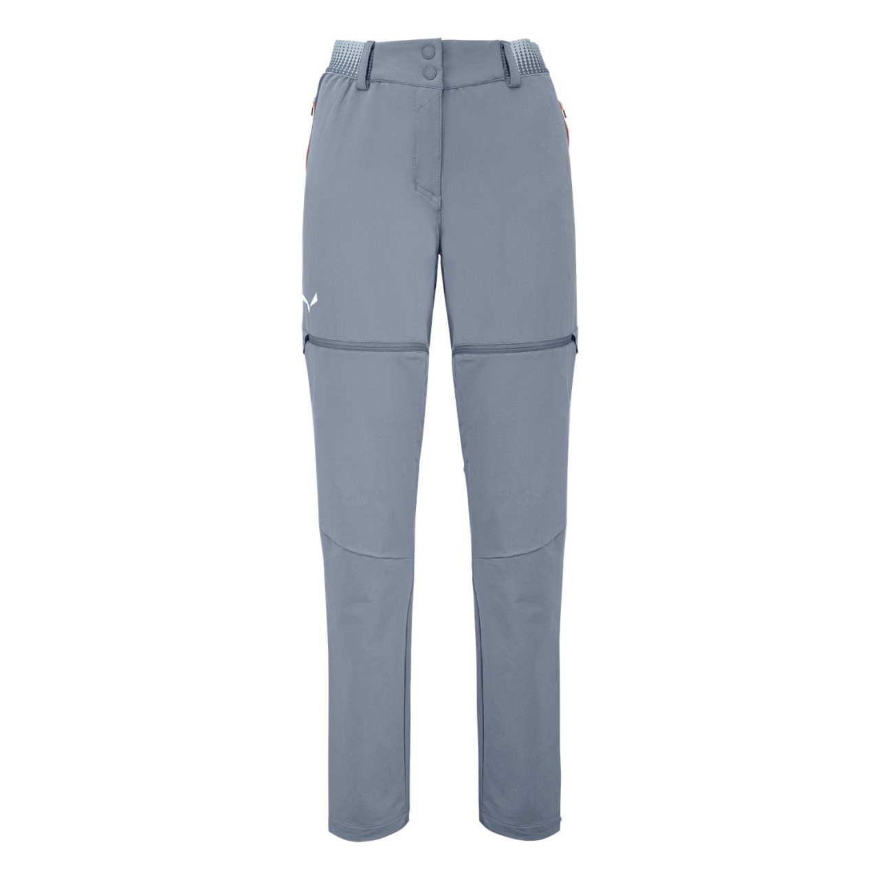 Pantalones Softshell Mujer Chile - Salewa Pedroc 2 Durastretch Zip Off - Gris - IYSM-57824